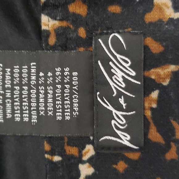 Lord  & Taylor Animal Print Fitted Skirt - Picture 8 of 8